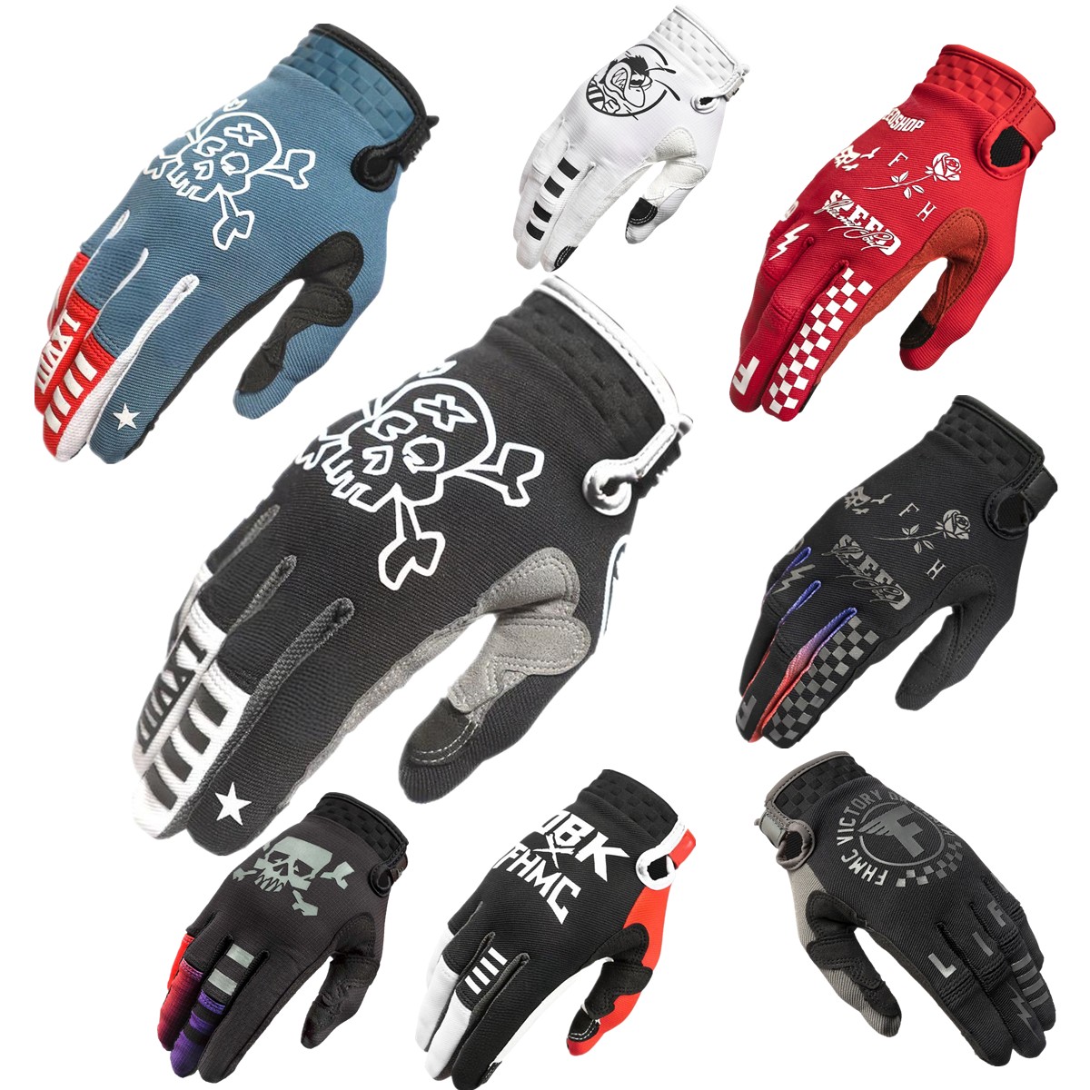 Cycling Glove Padded - FH MX перчатки с сенсорным экраном