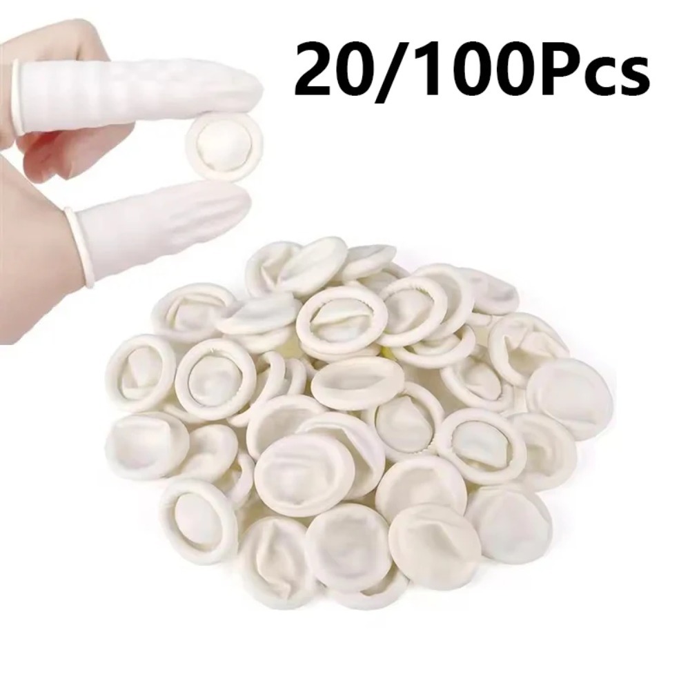 Latex Disposable Glove - 20 шт./100 шт. одноразовые латексные напальчники,