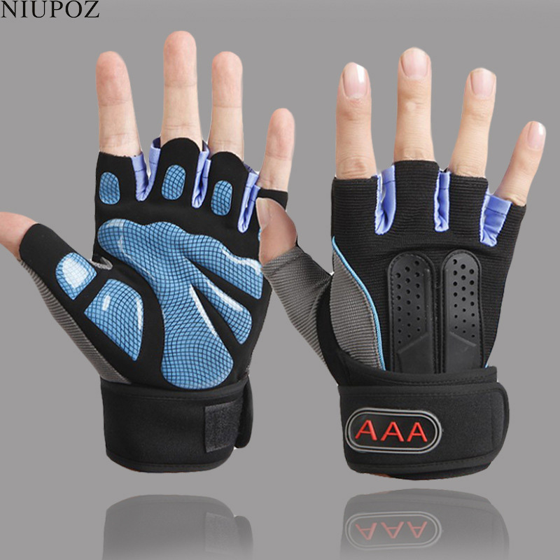 Workout Glove Gym - Защитные спортивные перчатки с полупальцами, мощные