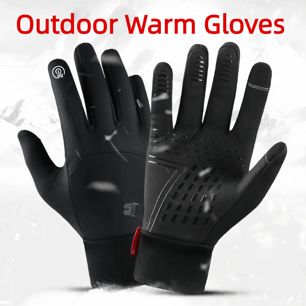 Ski Glove Waterproof - Зимние водонепроницаемые велосипедные перчатки с сенсорным