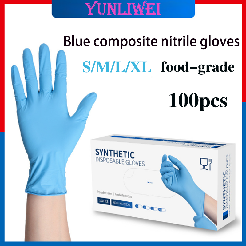 100 шт. синих нитриловых однор – обзор и цена Nitrile Mechanic Glove