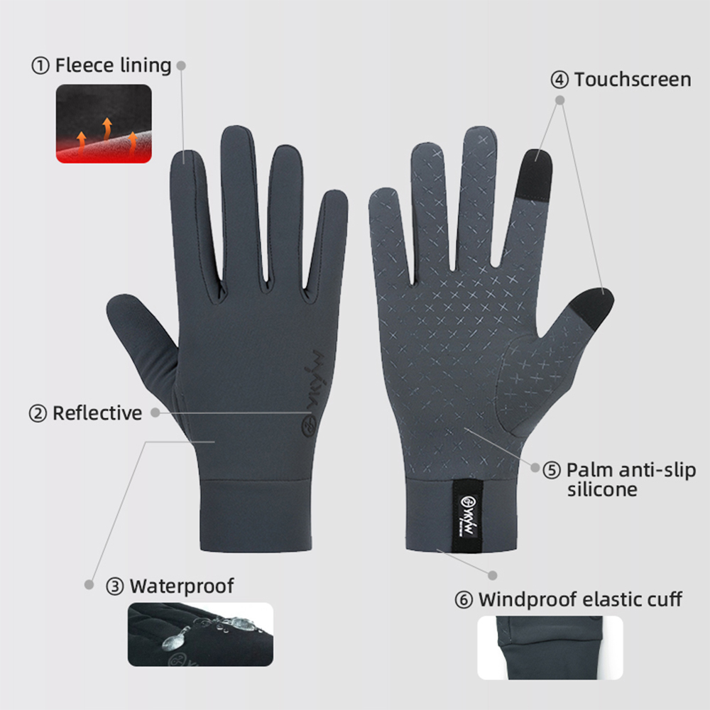 Зимние велосипедные перчатки Y – обзор и цена Cycling Glove Padded