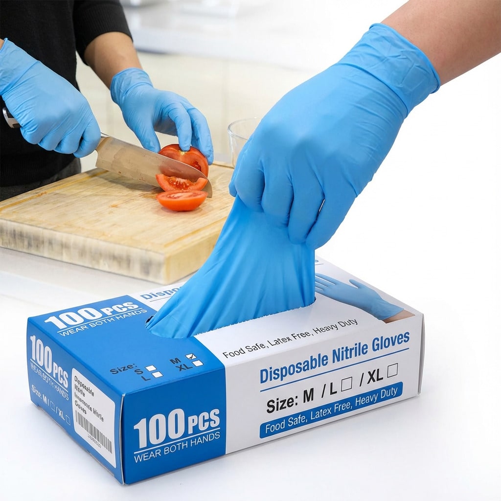 100 шт. прочных одноразовых ни – обзор и цена Rubber Glove Cleaning
