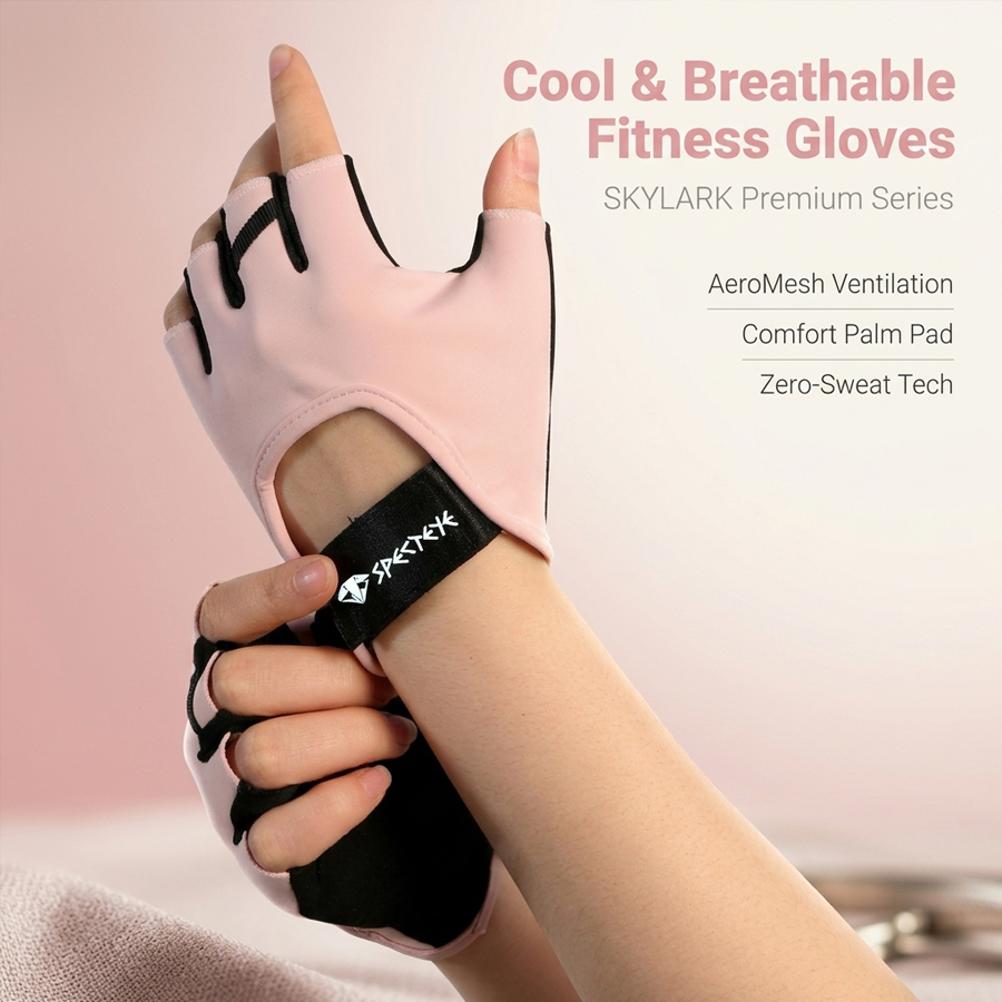Женские розовые фитнес-перчатк – обзор и цена Cycling Glove Padded