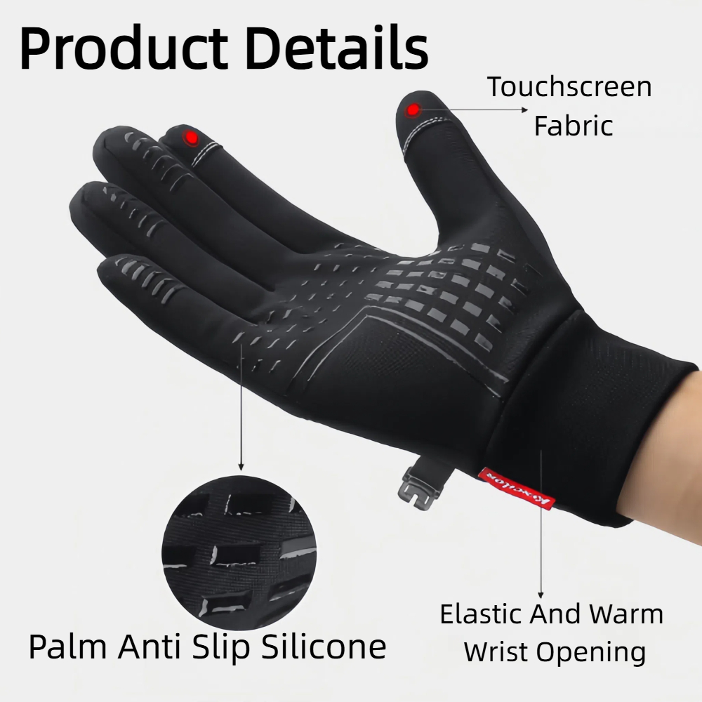 Зимние водонепроницаемые велос – обзор и цена Ski Glove Waterproof